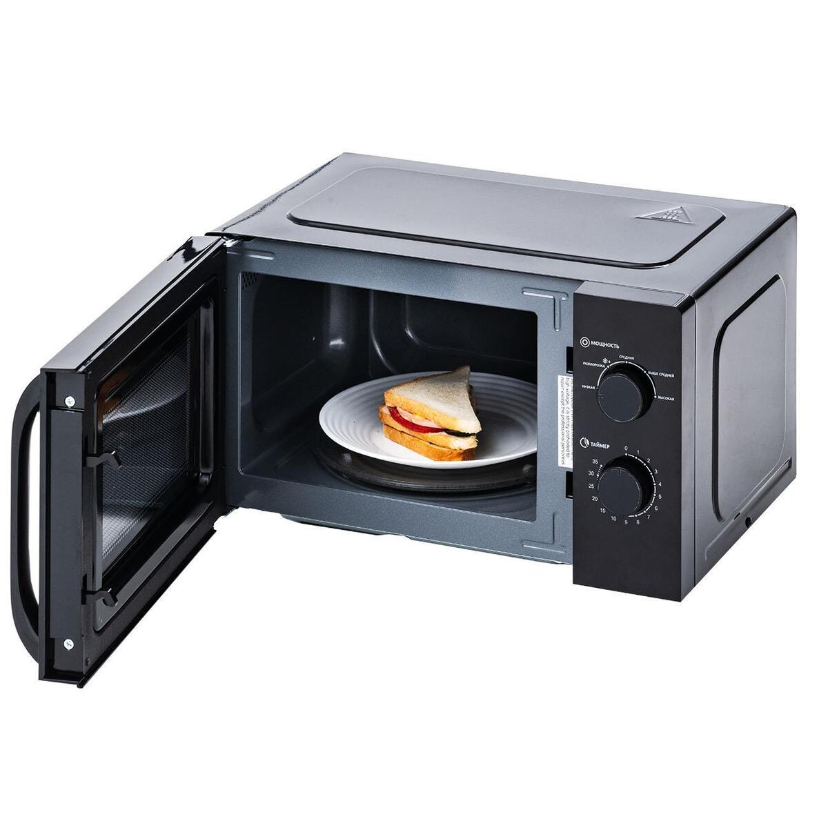 Микроволновая печь Manya W20M02B, цвет Чёрный, 20 л.