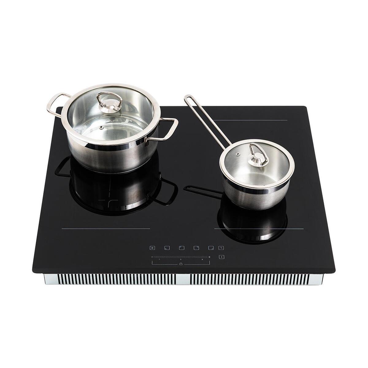 Встраиваемая варочная панель Индукционная Manya IB-M643, 59 см, цвет Чёрный