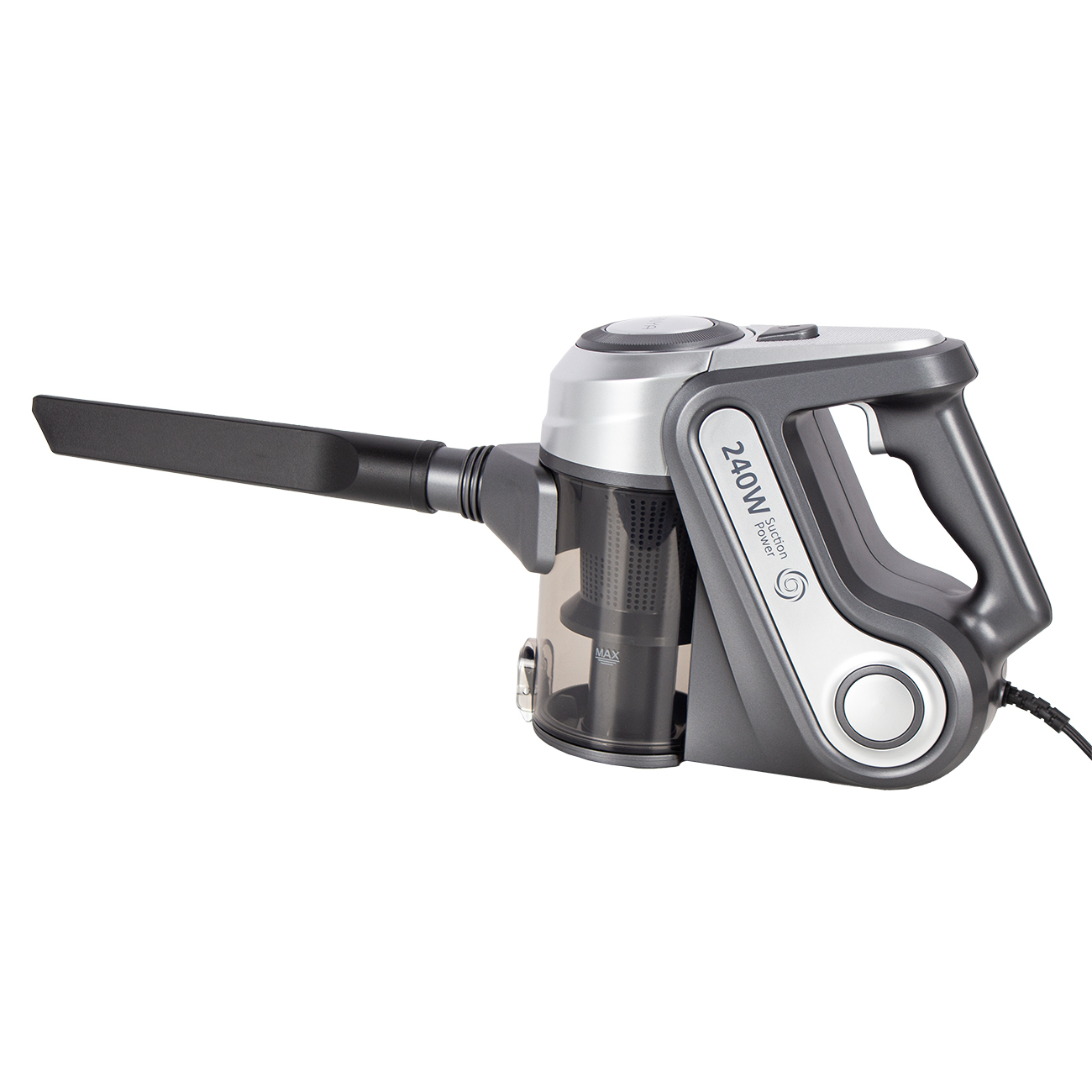 Пылесос Manya WC-602 Серый-Серебристый