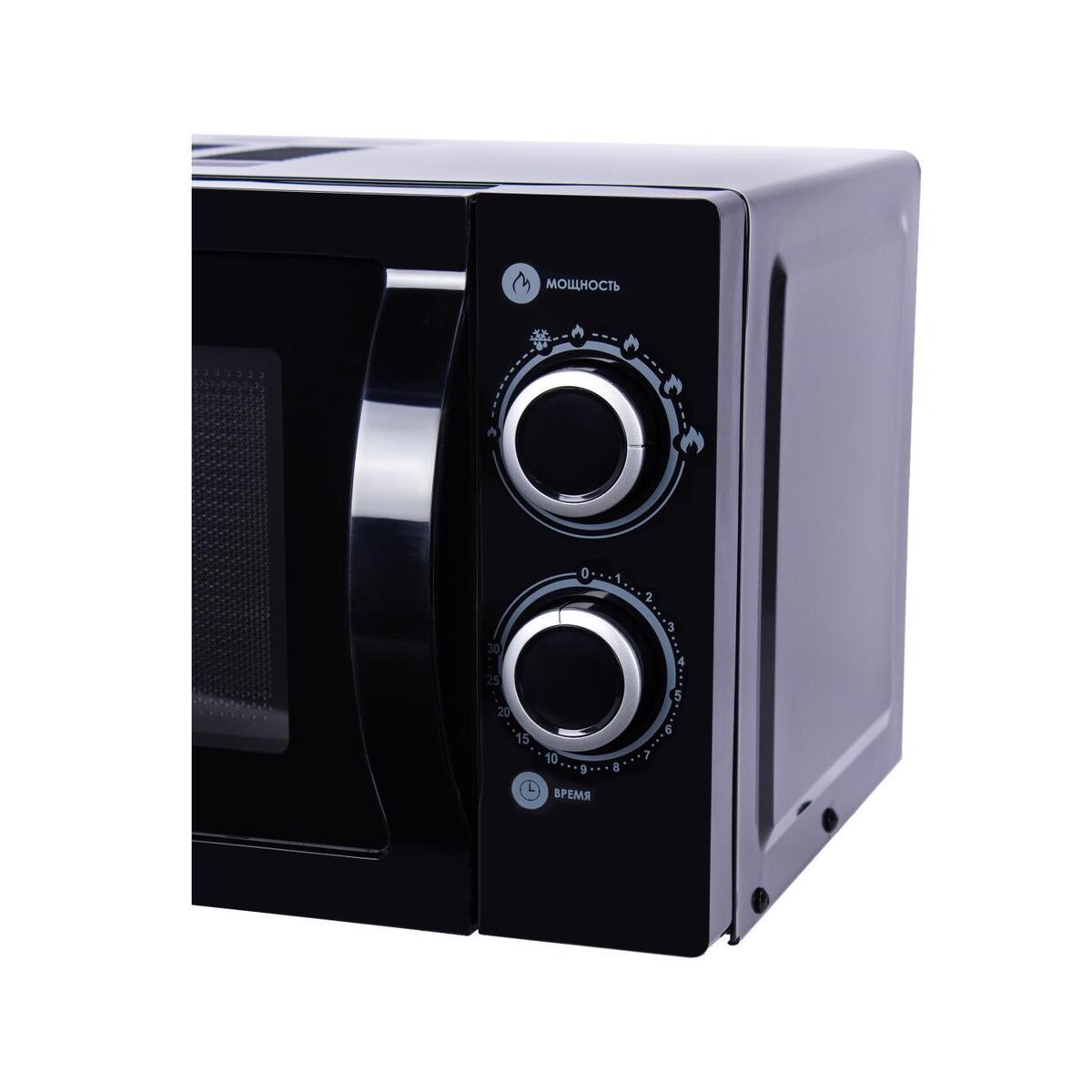 Микроволновая печь VR M20HAB, цвет Чёрный, 20 л.