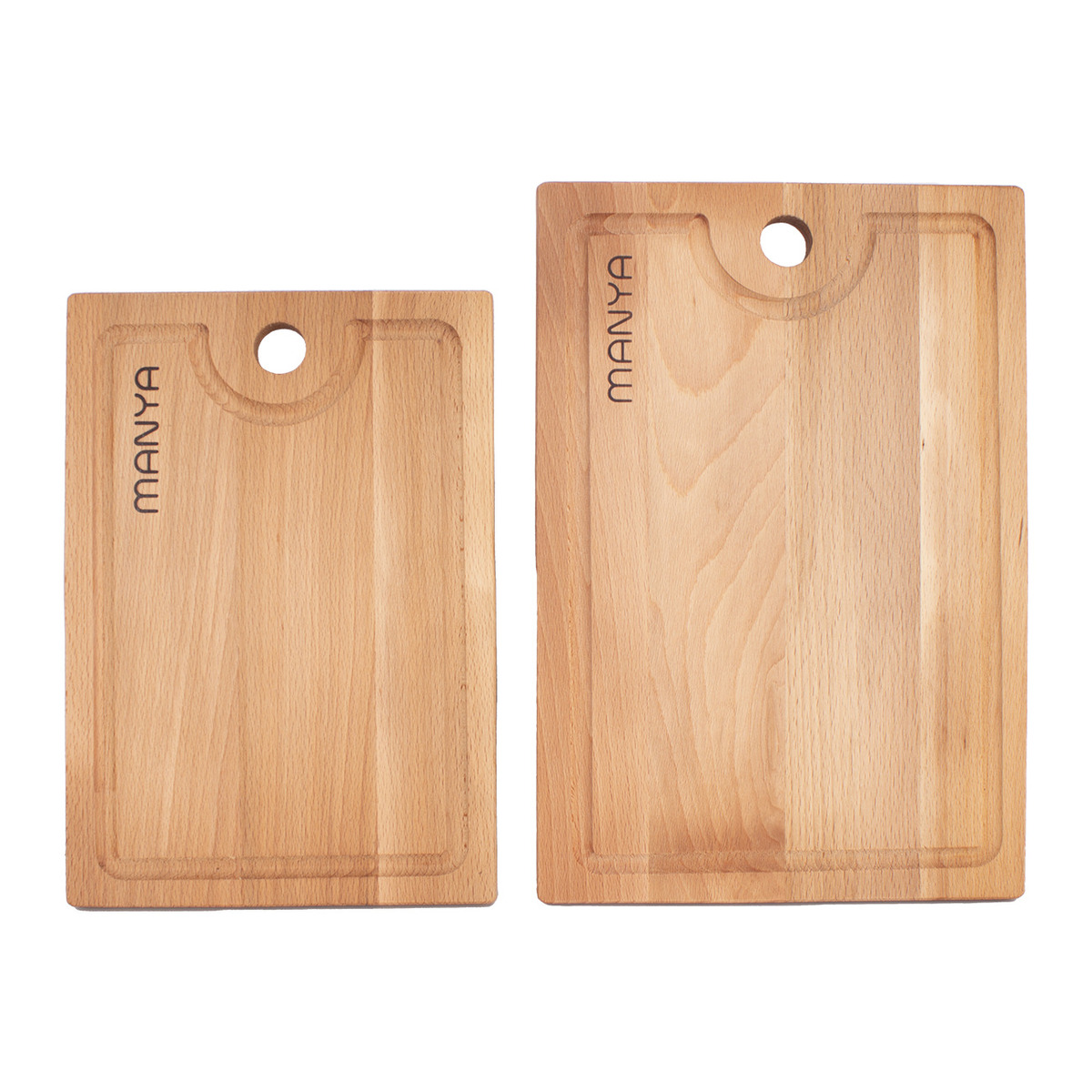 Набор досок разделочных Manya, материал бук 2 шт 24х35х1,6 см и 21х30х1,6 см