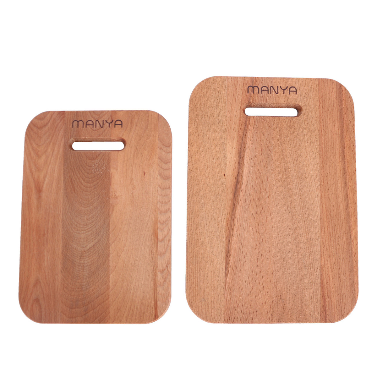 Набор досок разделочных Manya, материал бук 2 шт на подставке 24х35х1,6 см и 21х30х1,6 см.