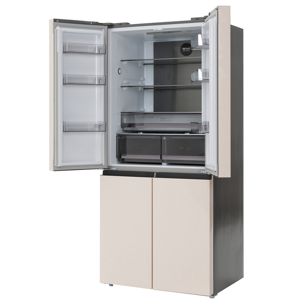 Холодильник Manya SBS196MNBE, цвет Бежевый