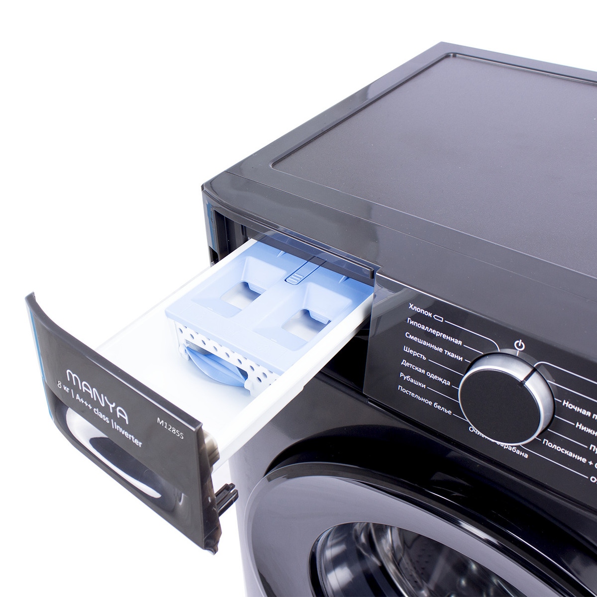 Стиральная машина с фронтальной загрузкой Manya M1285S, Max загрузка - 8кг, Max отжим - 1 200об/мин., цвет Серый автомат купить в магазине