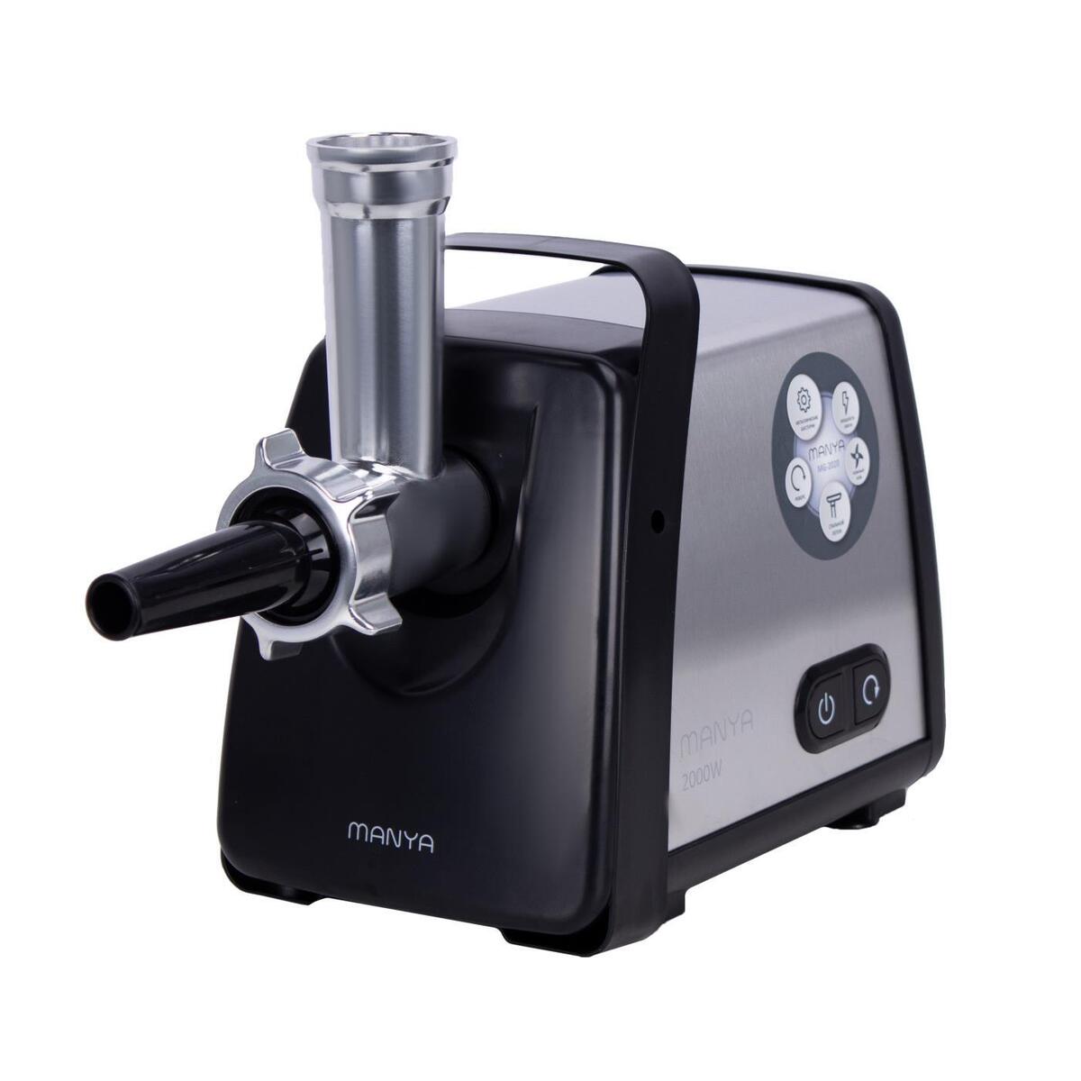 Мясорубка Manya MG-2020, цвет Серебристый, производительность 2 кг/мин, мощность 2 000 Вт