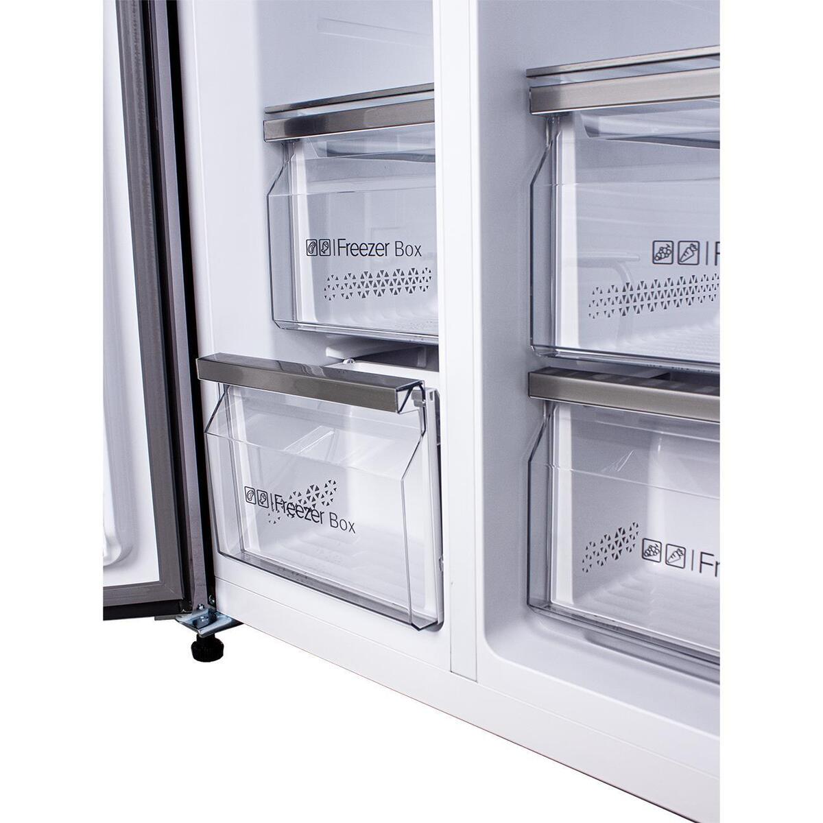 Холодильник Manya SBS185NGG, цвет Серый