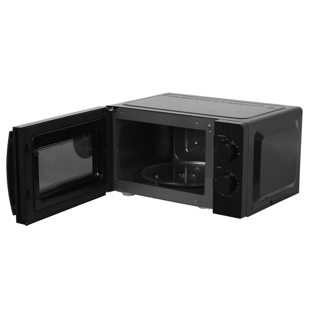 Микроволновая печь VR M20M02B, цвет Чёрный, 20 л.