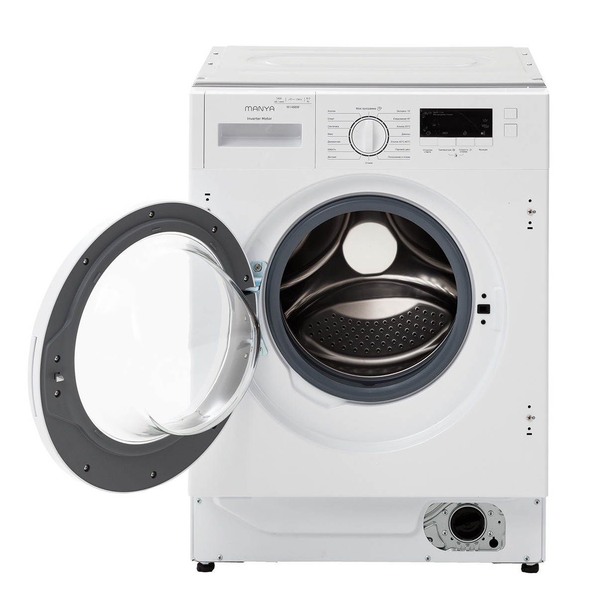 Стиральная машина встраиваемая Manya M1488W, цвет Белый