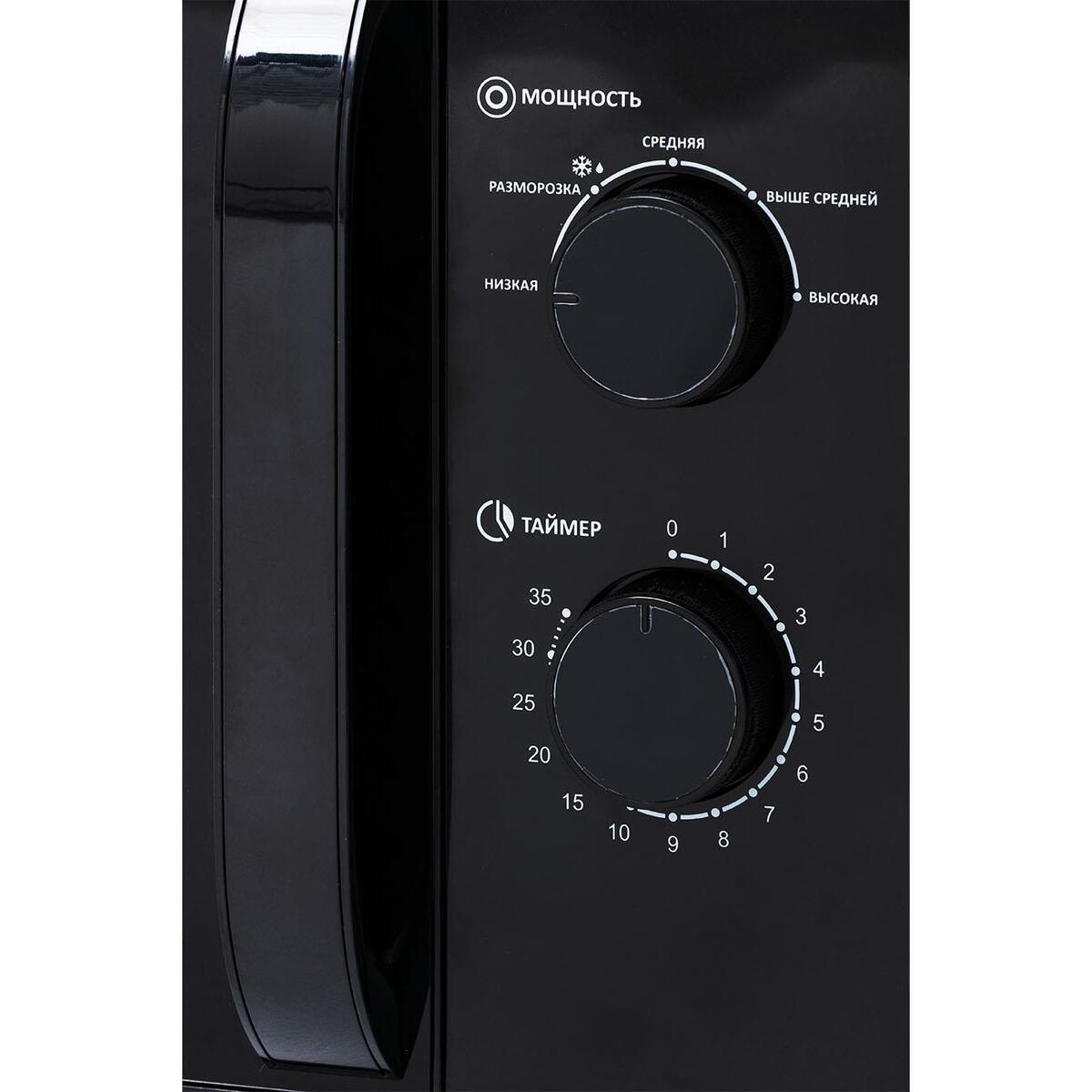 Микроволновая печь Manya W20M02B, цвет Чёрный, 20 л.