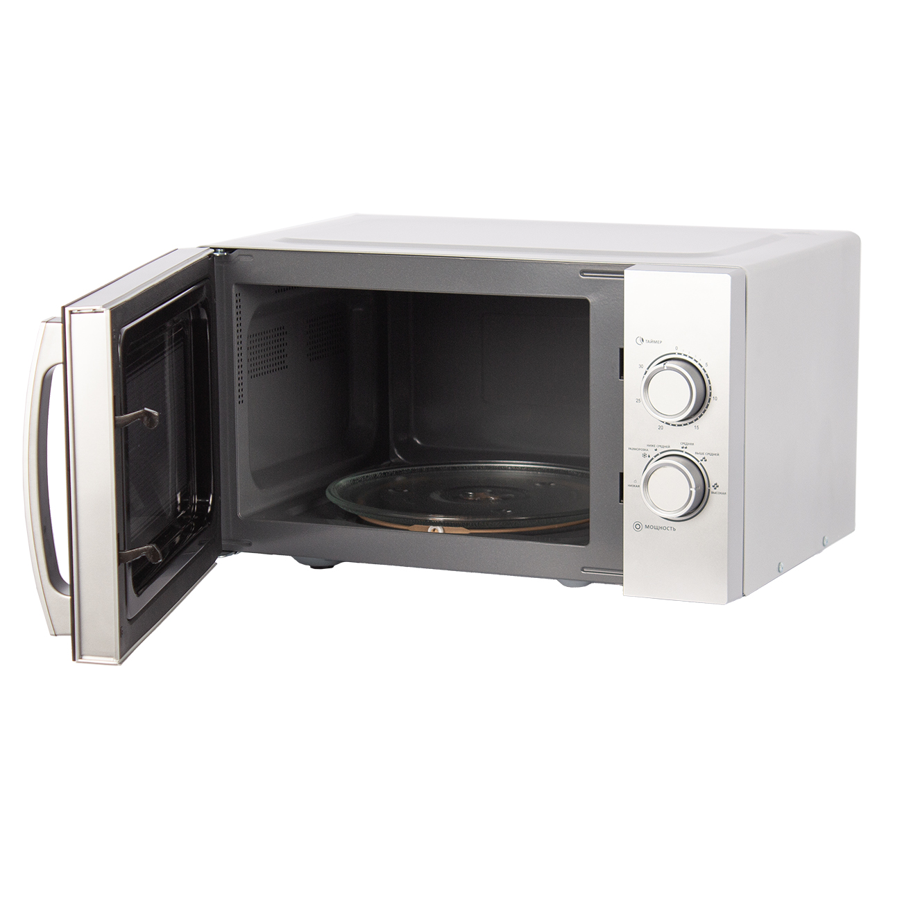 Микроволновая печь Manya W23M03S, цвет Серебристый, 23 л.