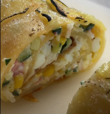 Картофельный рулет