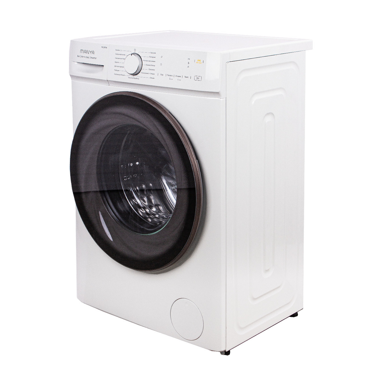 Стиральная машина с фронтальной загрузкой Manya M1285W, Max загрузка - 8кг, Max отжим - 1 200об/мин., цвет Белый автомат купить в магазине