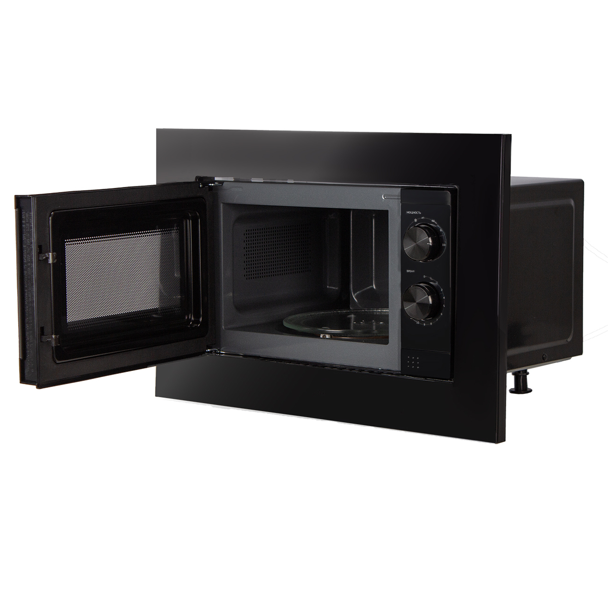 Встраиваемая микроволновая печь Manya BM20G03BG, цвет Чёрный, 20 л.