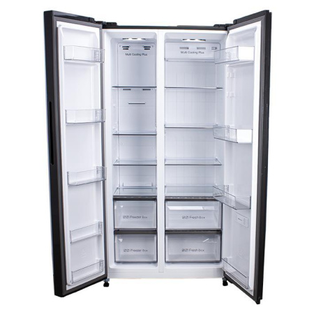 Холодильник Manya SBS185NGB, цвет Чёрный