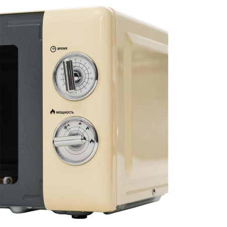 Микроволновая печь Manya M20MR01BE, цвет Бежевый, 20 л.