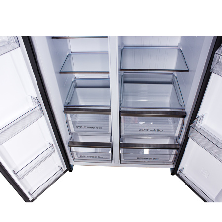 Холодильник Manya SBS185NGB, цвет Чёрный