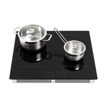 Встраиваемая варочная панель Индукционная Manya IB-M643, 59 см, цвет Чёрный