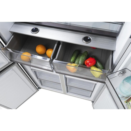 Холодильник Manya SBS196MNGB, цвет Чёрный