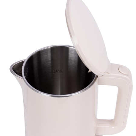 Электрический чайник Manya EK075DBE, цвет Бежевый глянец