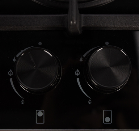 Встраиваемая варочная панель Газовая Manya GG321B, 31,5 см, цвет Чёрный