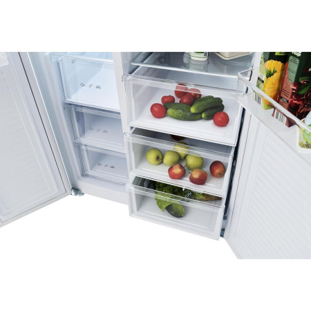 Холодильник Manya SBS184NGW, цвет Белый