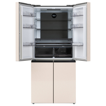 Холодильник Manya SBS196MNBE, цвет Бежевый