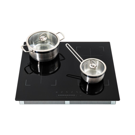 Встраиваемая варочная панель Индукционная Manya IB-M642, 59 см, цвет Чёрный