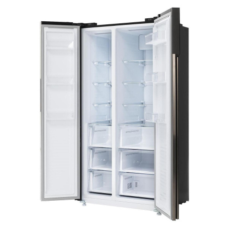 Холодильник Manya SBS184NGB, цвет Чёрный