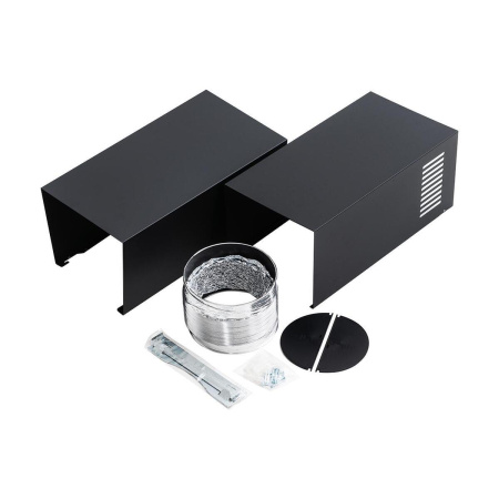 Вытяжка наклонная, настенная, Manya H5032BG, цвет Чёрный, ширина 49,5см.