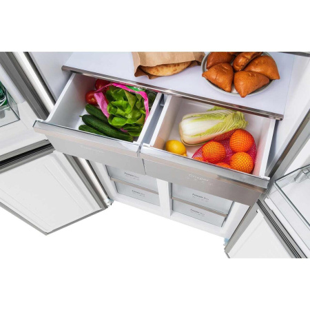 Холодильник Manya SBS191MNGGZ1, цвет Бежевый