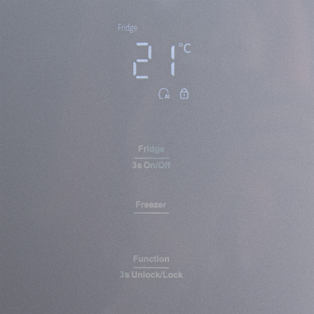 Холодильник Manya SBS185NGG, цвет Серый