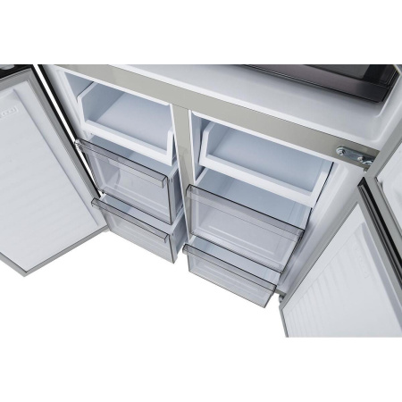 Холодильник Manya SBS196MNGB, цвет Чёрный