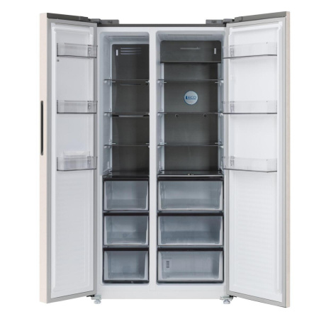 Холодильник Manya SBS184NBE, цвет Бежевый