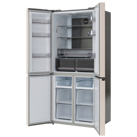 Холодильник Manya SBS196MNBE, цвет Бежевый