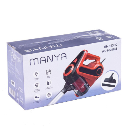 Пылесос Manya WC-602 Красный